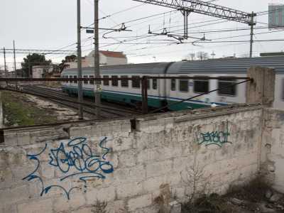 Proprio mentre stiamo terminando il nostro viaggio la quiete viene rotta da un treno che transita ad alta velocit�